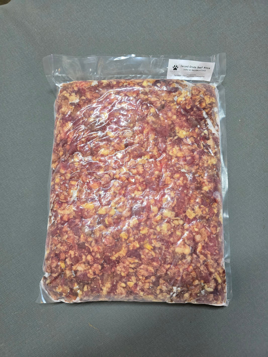 Grade 2 Beef Mince Raw Dog Food