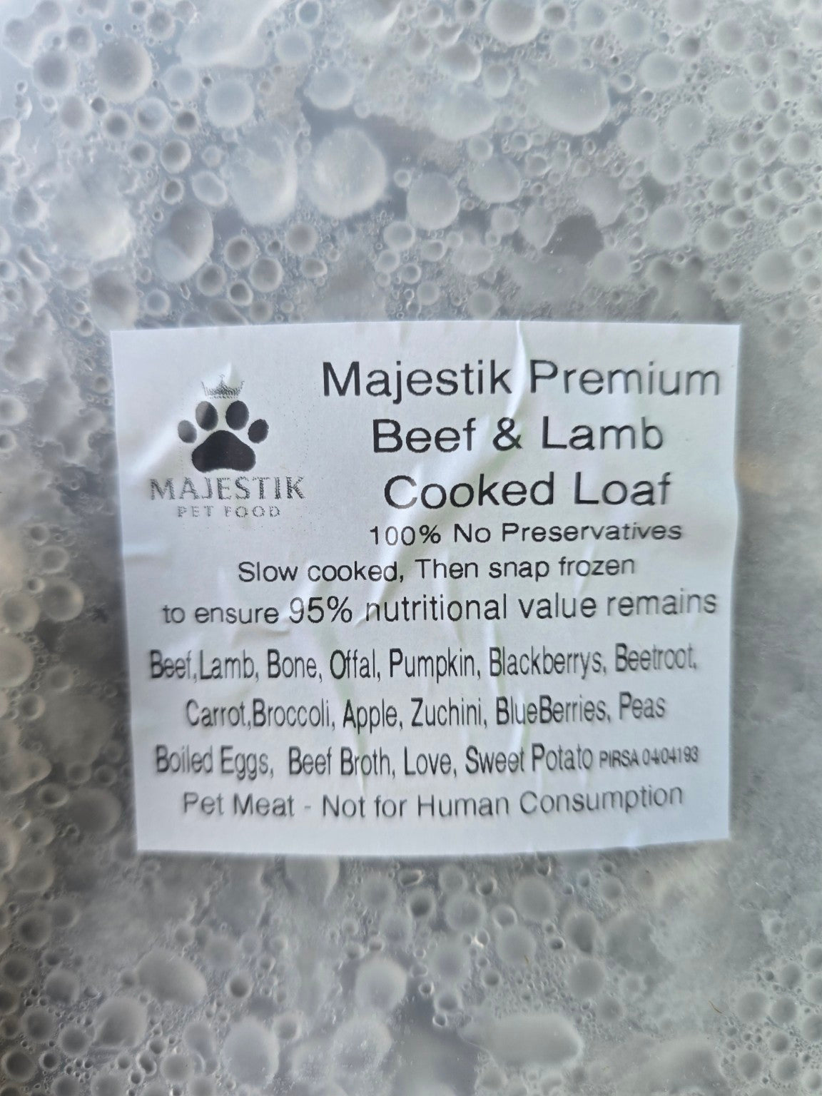 Majestik Premium Beef and Lamb Cooked Loaf